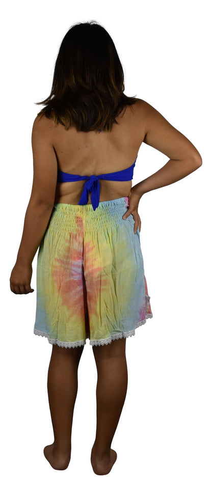 Beach Babe Shorts BBX-711-XL Pastel Tie Dye