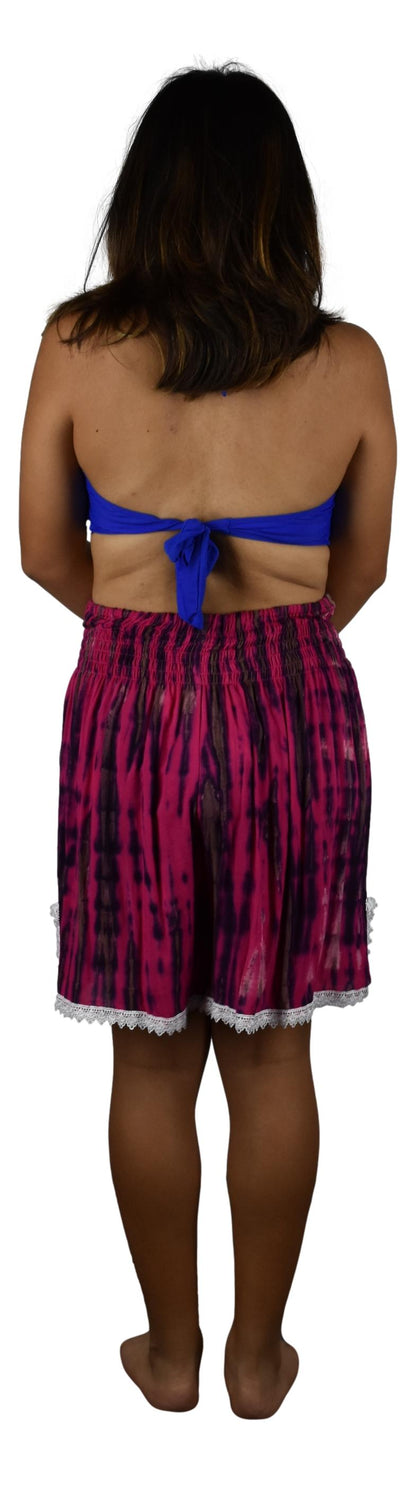 Beach Babe Shorts BBX-912-XL Pink Tie Dye