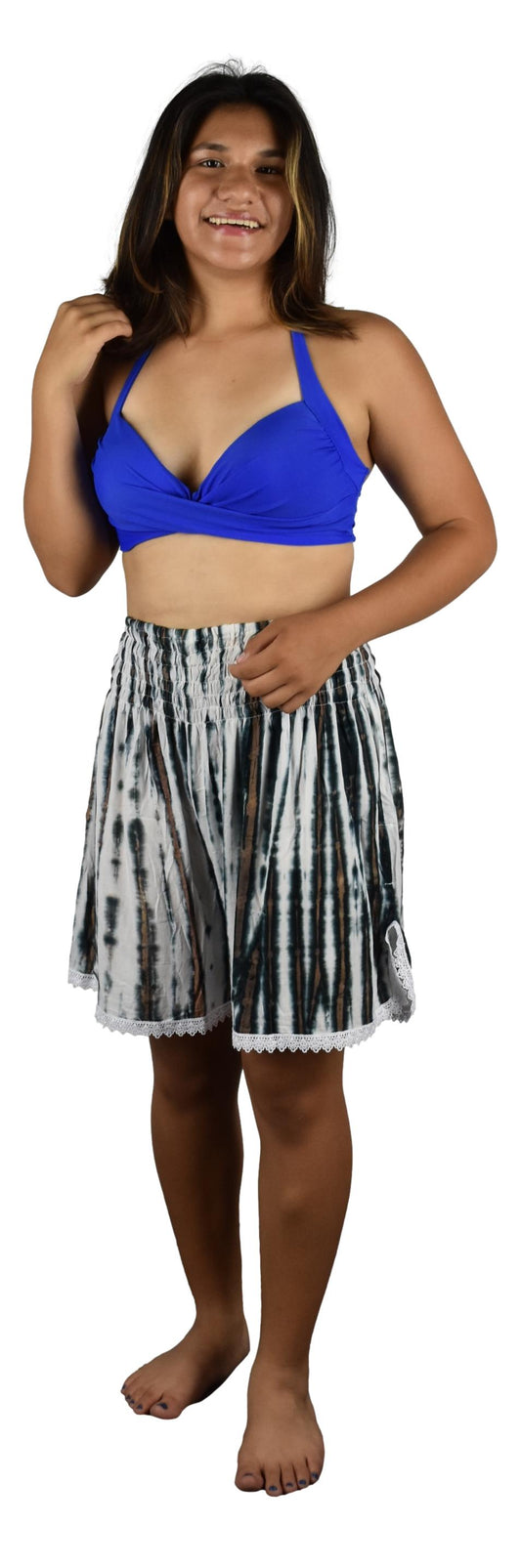 Beach Babe Shorts BBX-919-XL Taupe Tie Dye