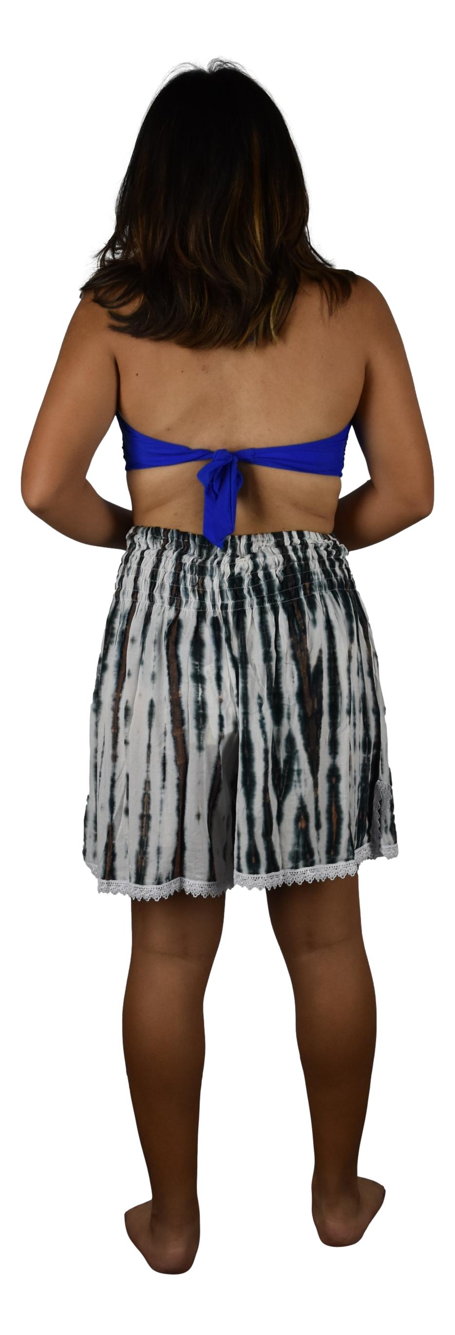 Beach Babe Shorts BBX-919-XL Taupe Tie Dye
