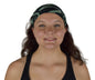 Headband & Scrunchie Set – HB-SCR-4525 – Black and Teal Tribal