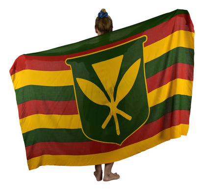 Sarong HWNFLG-02 - Kanaka Maoli Flag
