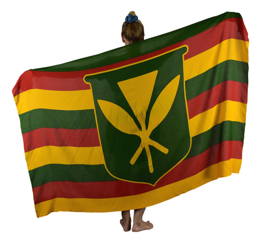 Sarong HWNFLG-02 - Kanaka Maoli Flag