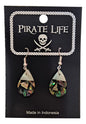 Shell Earrings – JE-ZOEY- Natural Abalone and Oyster Shell Teardrop