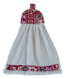 Kitchen Towel - KT-1 - Red Hawaiian Print