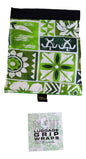 Luggage Handle Wrap – L-4 - Green Tropical Hawaiian Print Luggage Grip
