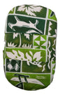 Maui Micro Mitt – MM-4 – Green Hawaiian Print Mini Oven Mitt