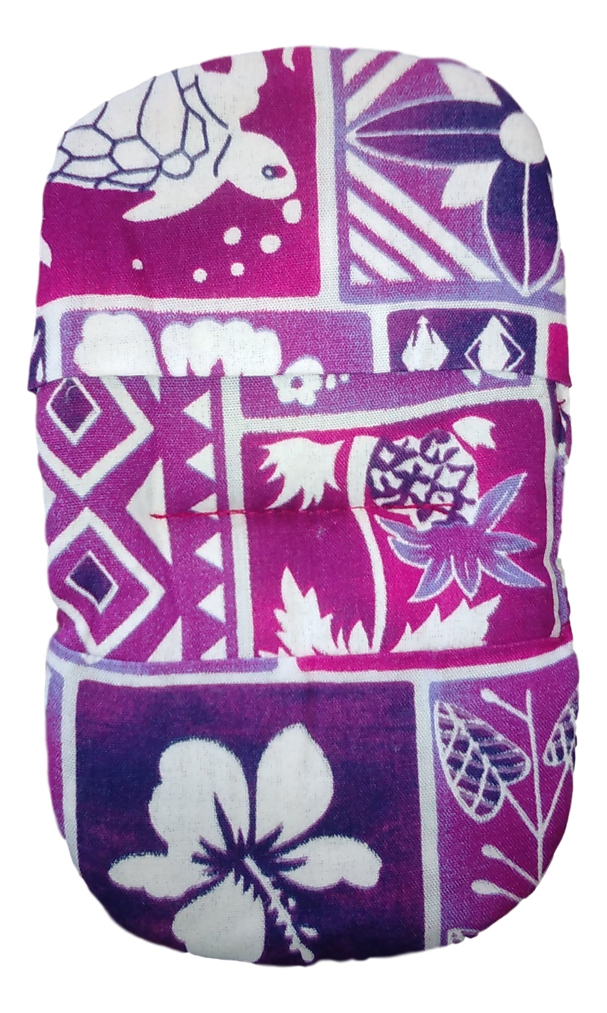 Maui Micro Mitt – MM-7 – Purple Hawaiian Print Mini Oven Mitt