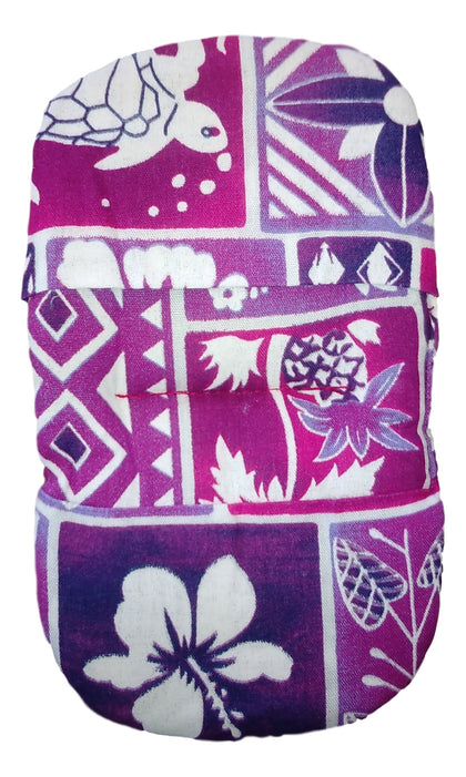 Maui Micro Mitt – MM-7 – Purple Hawaiian Print Mini Oven Mitt