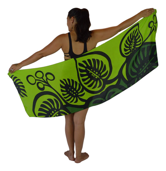 Sarong MON2-4-H - Monstera Green