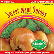 Plant - Seed - Sweet Maui Onion Seeds – ON-Asst - Hawaiian Sweet Onion Seeds from Maui