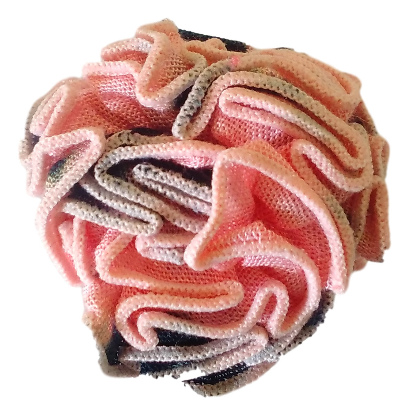 Flower Pin – PF-902 – Pink Ripple Fabric Flower Pin