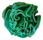 Flower Pin – PF-925 – Green Fabric Flower Pin