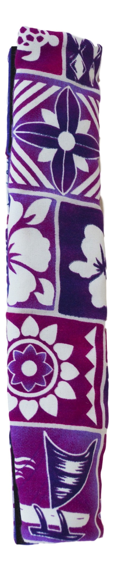 Refrigerator Handle Wrap – R-7 - Purple Hawaiian Print Kitchen Handle Cover
