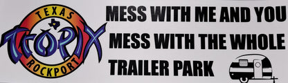 Sticker - SBMP-TXTRPTRL-10 - Texas Tropix Trailer Park -10 inch