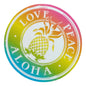 Sticker - SC-LPSHV-4 - Love Peace Aloha 4 Inch