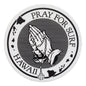 Sticker - SC-PFSWHT-4 - Pray for Surf B/W 4 Inch