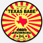 Sticker - SC-TXBABE-3 - Texas Babe Round