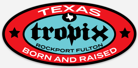 Sticker - SC-TXTRPOV-4.75 - Texas Tropix Oval 4.75inch