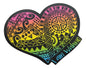 Sticker - SH-IAMRSTA-6 - I am Wahine - Black Rainbow - 6 inch