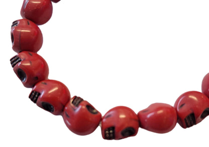 Skull Stone Stretch Bracelet – JB-SK-1 – Red Pirate Life