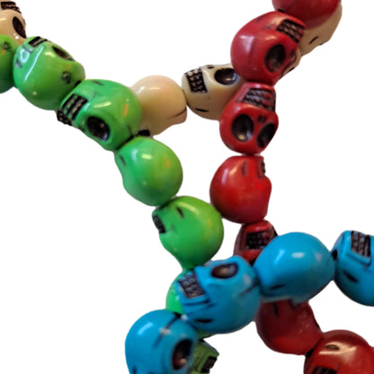 Skull Stone Stretch Bracelet – JB-SK-1 – Green Pirate Life