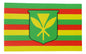 Sticker - SR-FLGKNKMA-4 - Kanaka Maoli Flag 4 inch