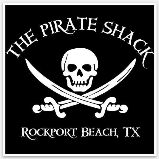 Sticker - SR-PRTSHK-4 - Rectangle - Pirate Shack 4 x 4