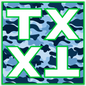 Sticker - SR-TXCAMOBL-4 - TX Camo Blue 4 Inch