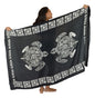 Sarong TTL-10-F - Turtle With Border in Black