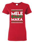 MELE KALIKIMAKA - WOMENS - RED